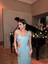 Load image into Gallery viewer, Brooke Sequin Pre-Sitched Saree