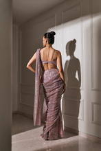 Load image into Gallery viewer, Shanaya Sequin Pre-Stitched Saree