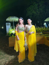 Load image into Gallery viewer, Aayna Pre-Stitched Saree (Semi Sweetheart Blouse)