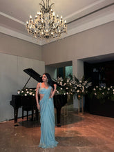 Load image into Gallery viewer, Brooke Sequin Pre-Sitched Saree