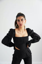 Load image into Gallery viewer, Black Myko Co-ord