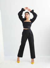 Load image into Gallery viewer, Black Myko Co-ord