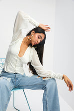 Load image into Gallery viewer, Aria White Top