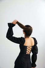 Load image into Gallery viewer, Black Myko Co-ord