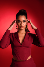 Load image into Gallery viewer, Akira Blazer-Corset