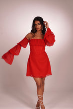 Load image into Gallery viewer, Mon Cheri Mini Off-Shoulder Dress