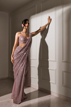 Load image into Gallery viewer, Shanaya Sequin Pre-Stitched Saree
