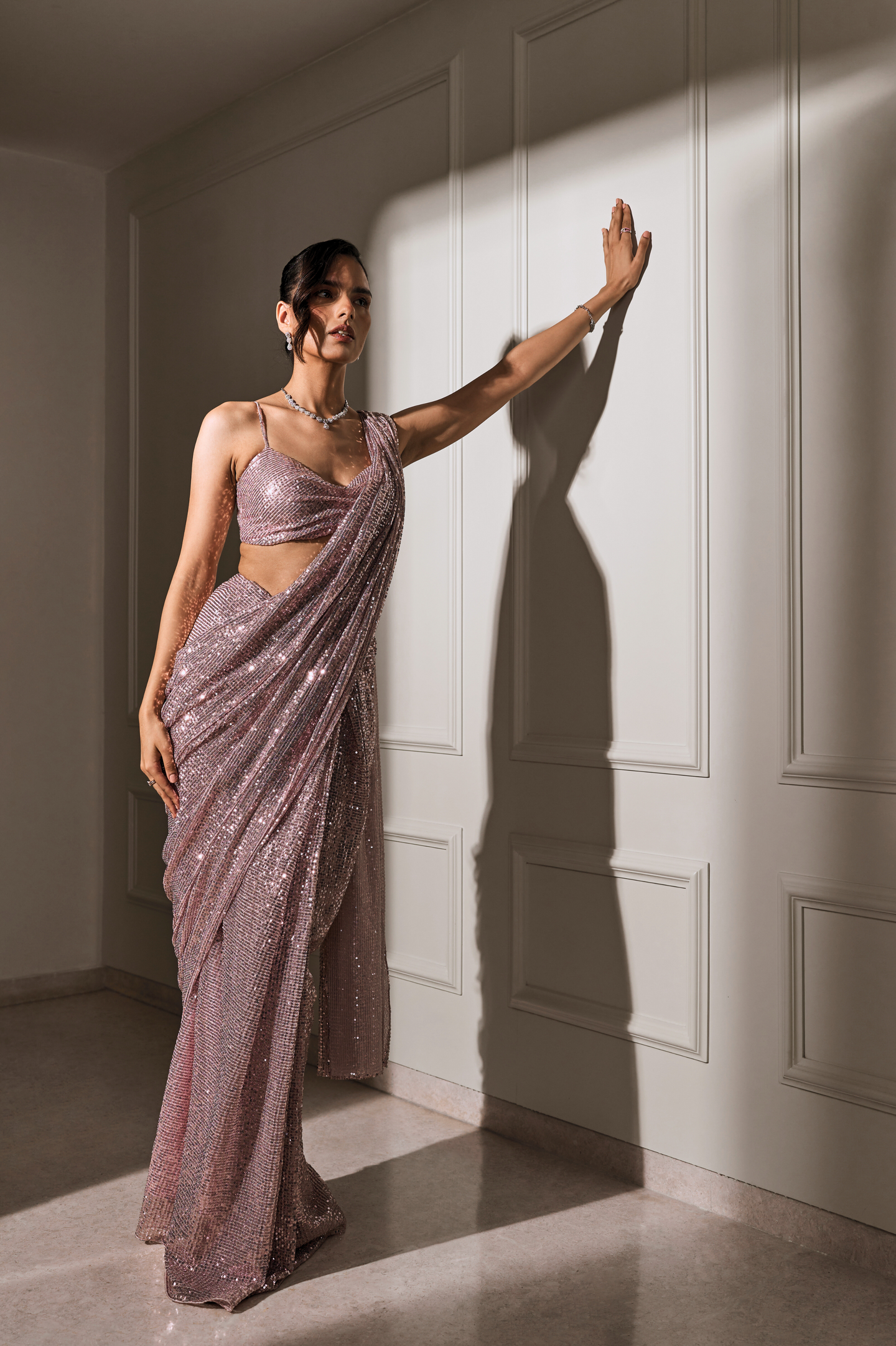 Shanaya Sequin Pre-Stitched Saree
