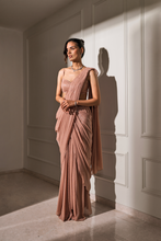 Load image into Gallery viewer, Nush Sequin Pre-Stiched Saree
