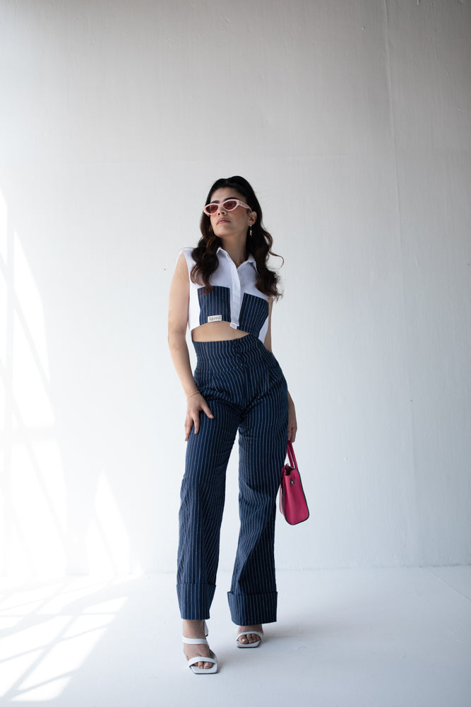 Geneva Striped Trousers