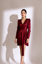 Load image into Gallery viewer, 008 Mini Dress (Red Wine)
