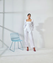 Load image into Gallery viewer, White Myko Trousers
