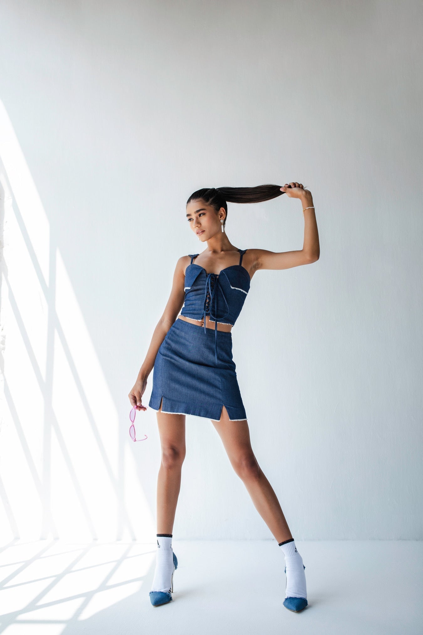 London Denim Skirt